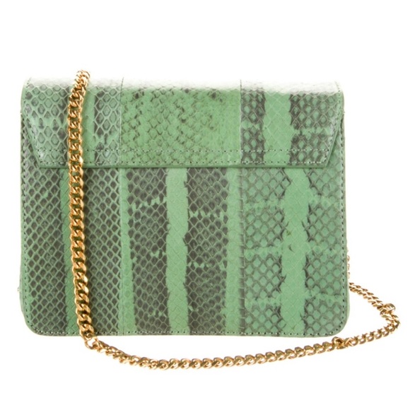 NWT ALC Bag Patterned Snake Baby Charlie crossbody Sage Green - Picture 3 of 9